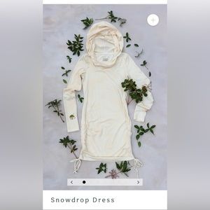 Purusha People Snowdrop Hoodie Dress